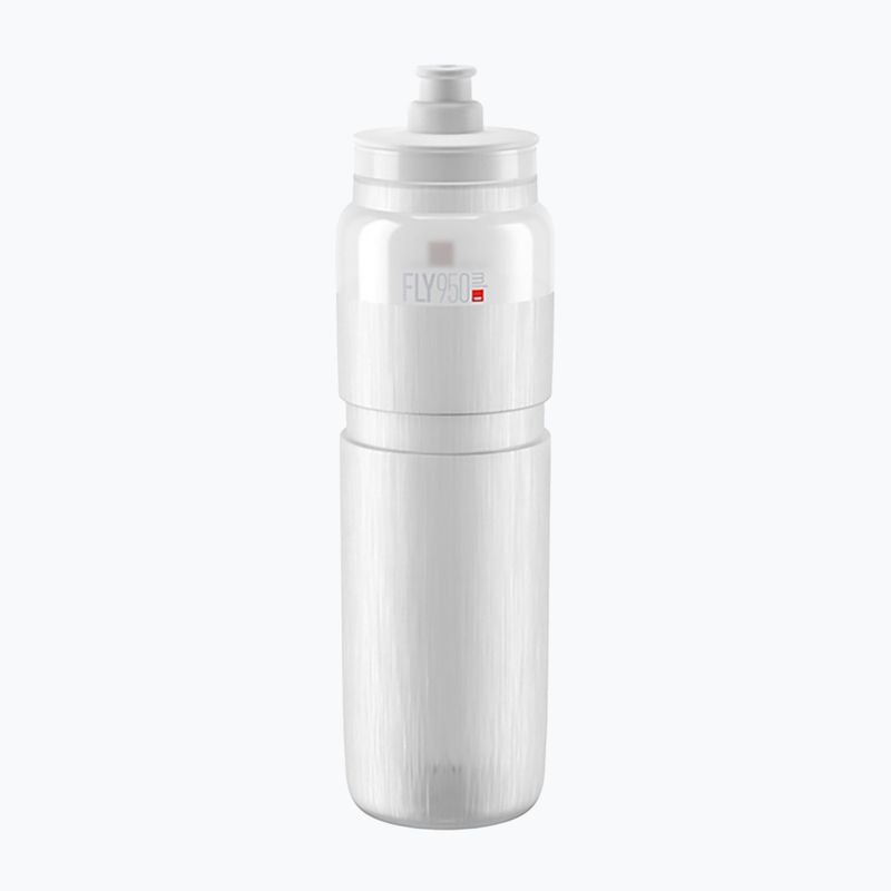 Bidon rowerowy Elite FLY Tex 950 ml clear/grey logo