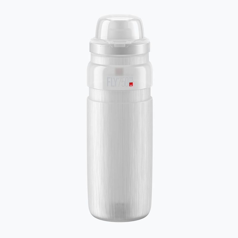 Bidon rowerowy Elite FLY Tex MTB 750 ml clear/grey logo