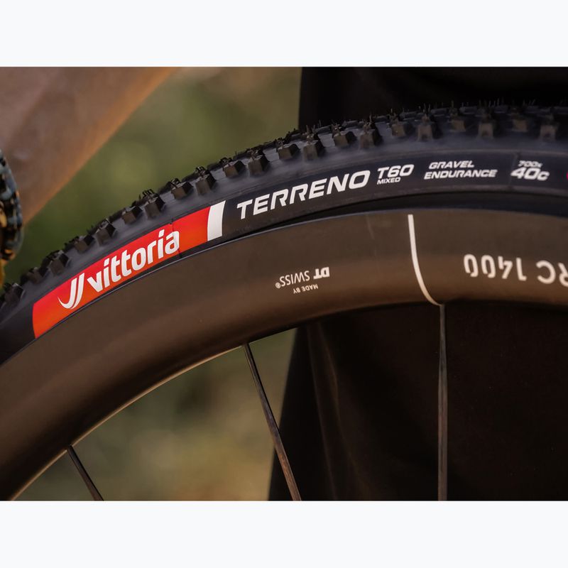 Opona rowerowa Vittoria Terreno T60 G2.0 TLR Gravel Endurance 700x40c czarny/brązowy 5