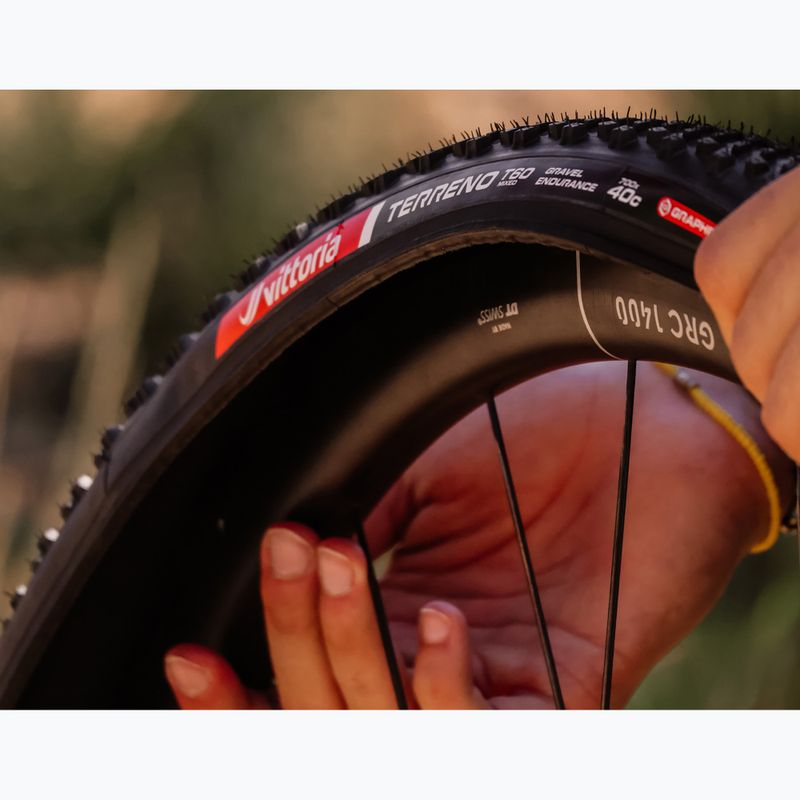 Opona rowerowa Vittoria Terreno T60 G2.0 TLR Gravel Endurance czarny 8