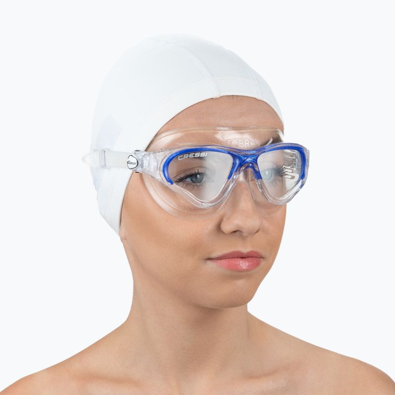 Maska do pływania Cressi Cobra clear/clear/blue