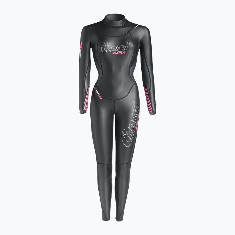 Pianka do pływania damska Cressi Triton Monopiece 1.5 mm black/pink