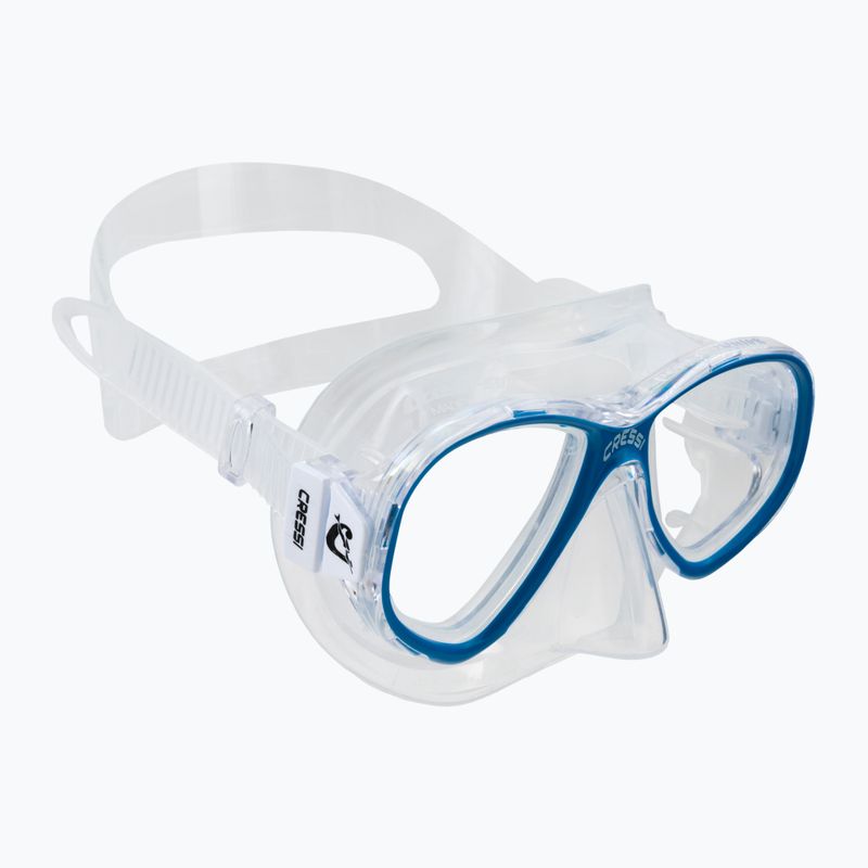 Maska do nurkowania dziecięca Cressi Perla clear/blue