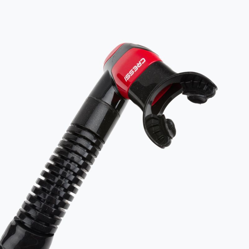 Fajka do nurkowania Cressi Itaca Ultra Dry black/red 2