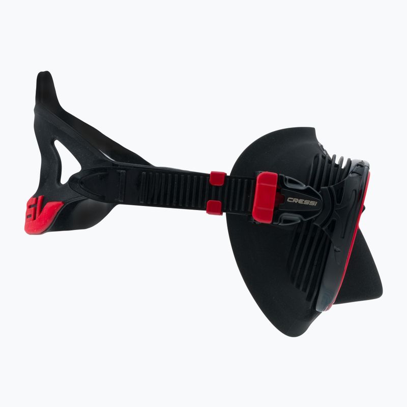 Maska do nurkowania Cressi Quantum black/red 3