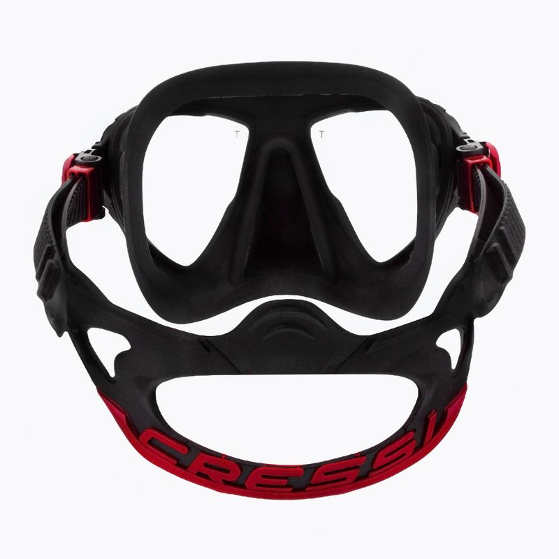 Maska do nurkowania Cressi Quantum black/red 5