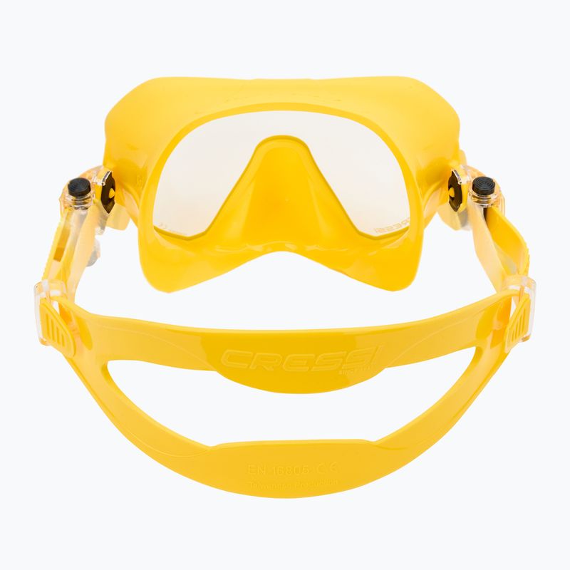 Maska do nurkowania Cressi Z2 Small yellow 4