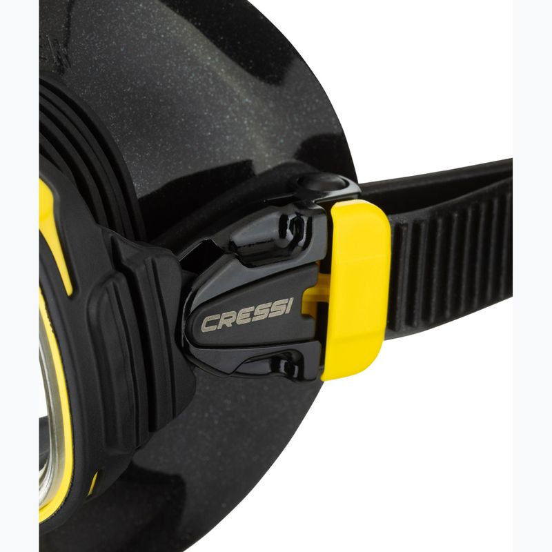 Maska do nurkowania Cressi Prisma black/yellow 4