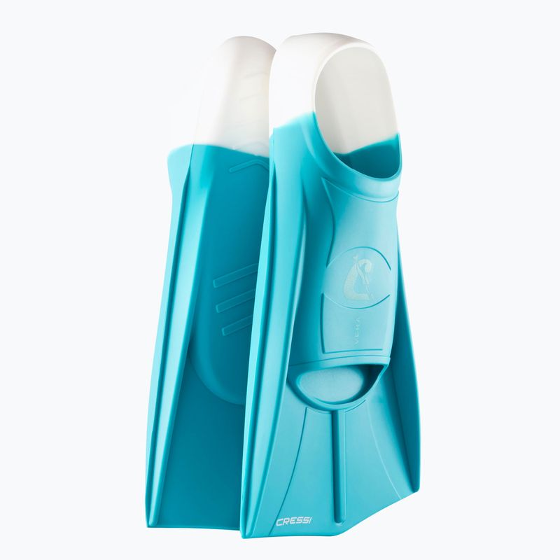 Płetwy do snorkelingu Cressi Vera aquamarine/white 2