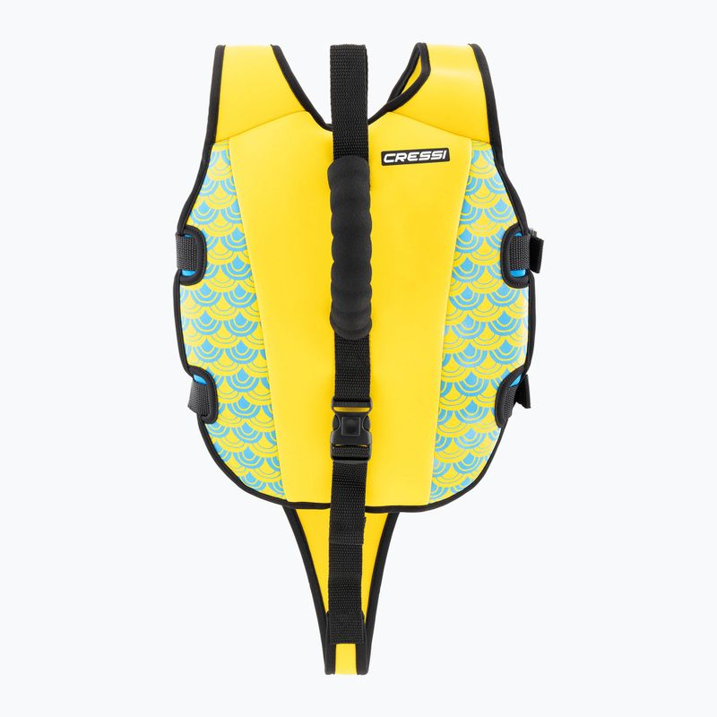 Kamizelka do pływania dziecięca Cressi Little Turtle yellow/azure 2