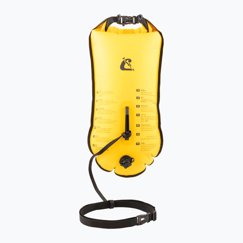 Bojka asekuracyjna Cressi Glide Pro yellow 3