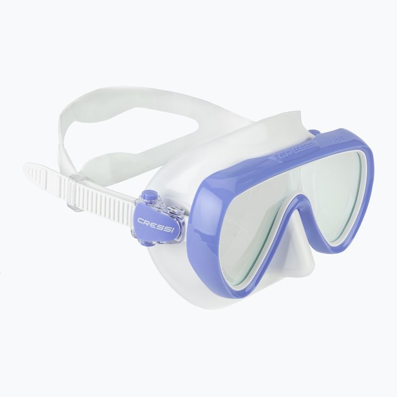 Maska do nurkowania damska Cressi Honey 420 UV white/lilac/blue/orange