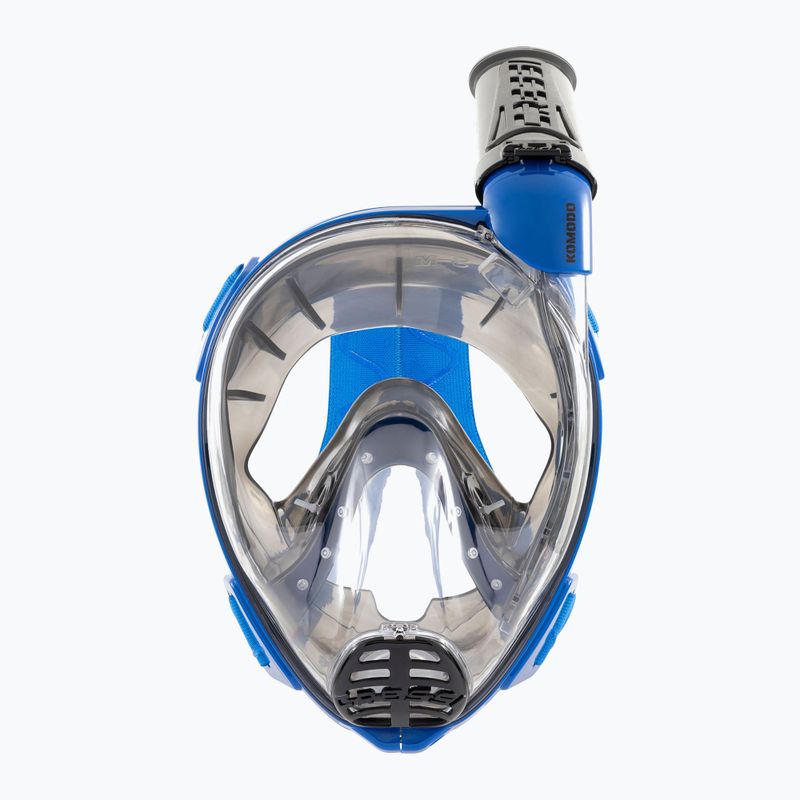 Maska pełnotwarzowa do snorkelingu Cressi Komodo Full Face blue/black 3