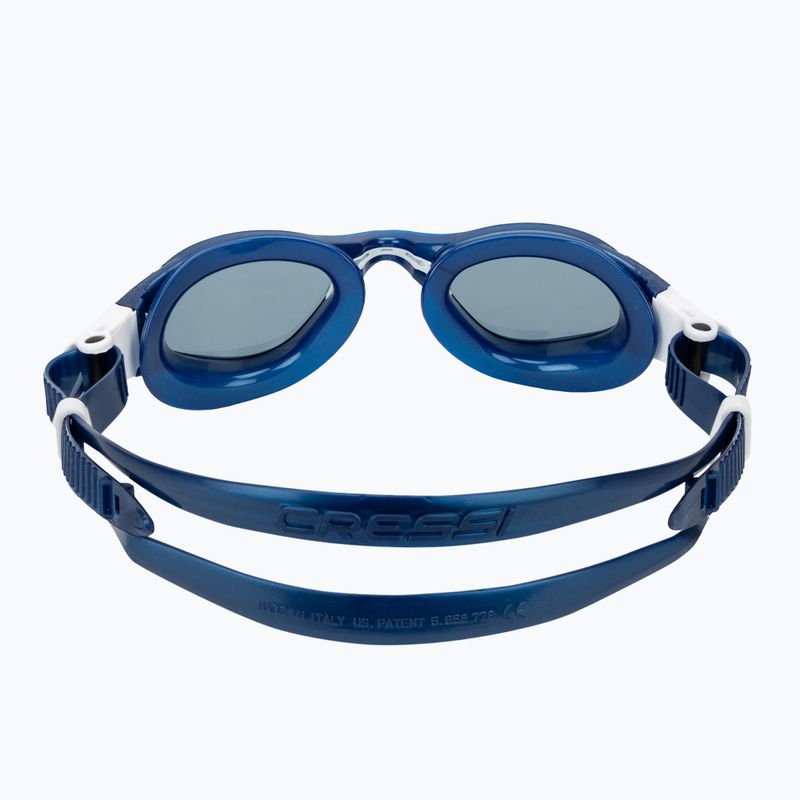 Okulary do pływania Cressi Flash blue metal/white smoked 4
