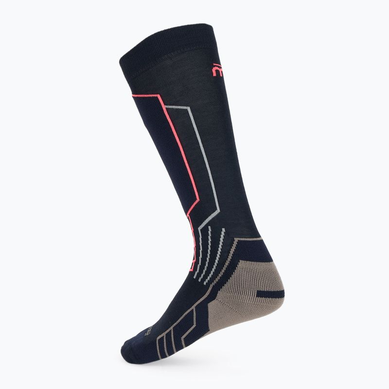 Skarpety narciarskie damskie Mico Medium Weight Warm Control Ski blu 2