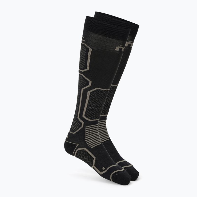 Skarpety narciarskie Mico Medium Weight Warm Control Ski nero grigio