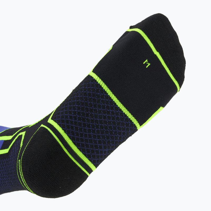 Skarpety narciarskie Mico Medium Weight Warm Control Ski nero/giallo fluo 4