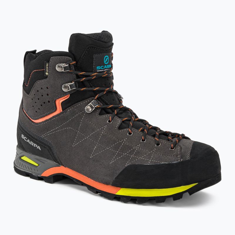 Buty podejściowe męskie SCARPA Zodiac Plus GTX shark/orange
