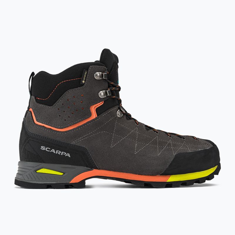 Buty podejściowe męskie SCARPA Zodiac Plus GTX shark/orange 2