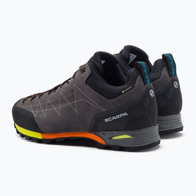 Buty podejściowe męskie SCARPA Zodiac GTX shark/orange 3