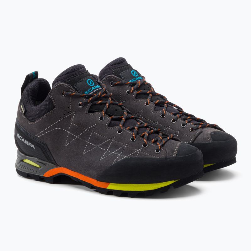 Buty podejściowe męskie SCARPA Zodiac GTX shark/orange 5