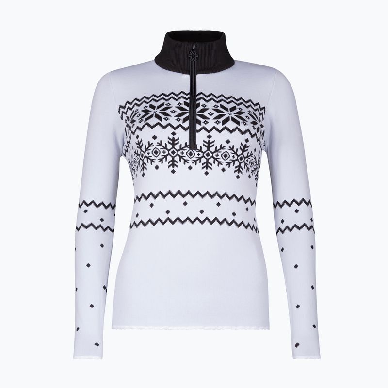 Bluza termoaktywna damska Newland Groenlandia Half Zip white/black 5