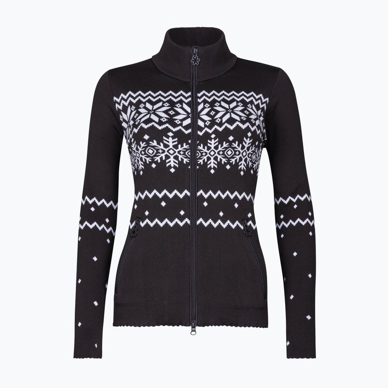 Bluza termoaktywna damska Newland Guenda Full Zip black/white 5