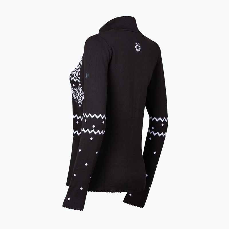 Bluza termoaktywna damska Newland Guenda Full Zip black/white 6