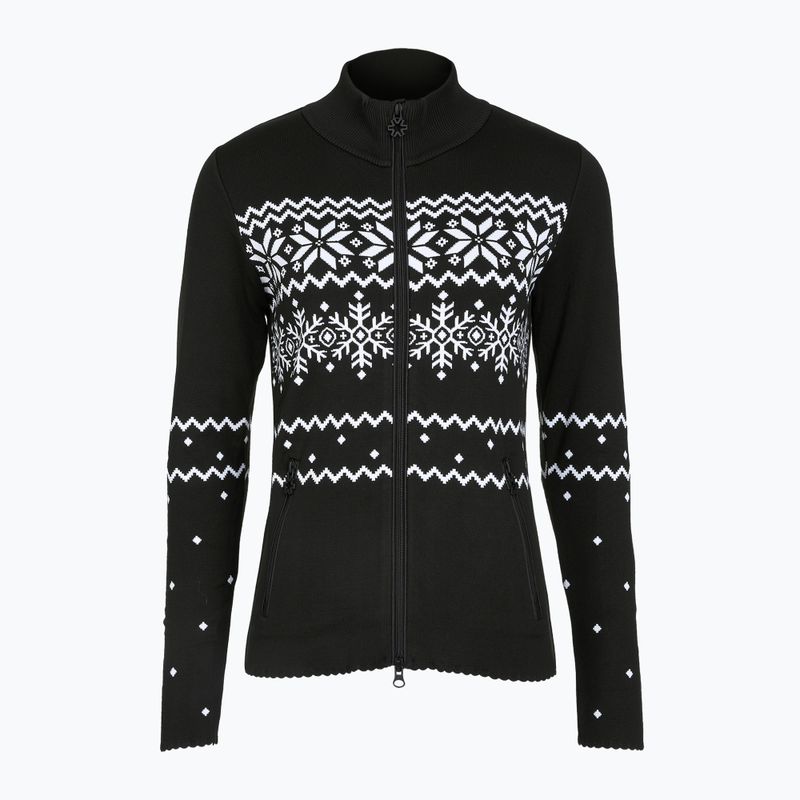 Bluza termoaktywna damska Newland Guenda Full Zip black/white