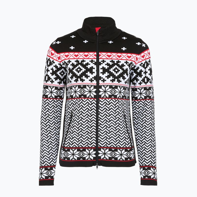 Bluza termoaktywna damska Newland Kylie Full Zip black/white