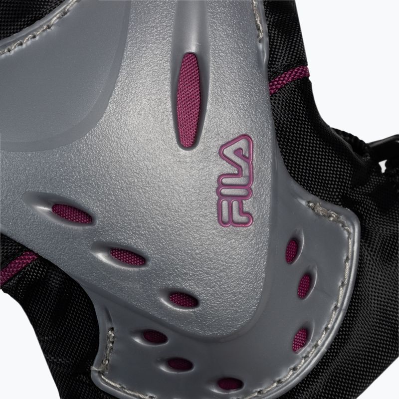 Zestaw ochraniaczy damskich FILA FP Gears silver/black/pink 5