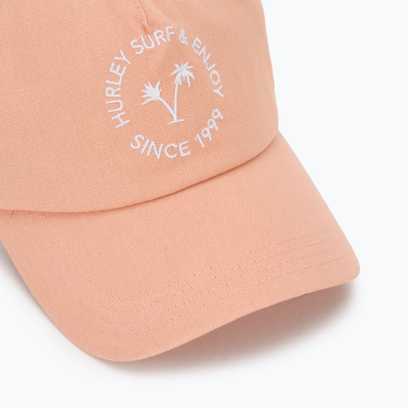Czapka z daszkiem damska Hurley Clare pink tint 3