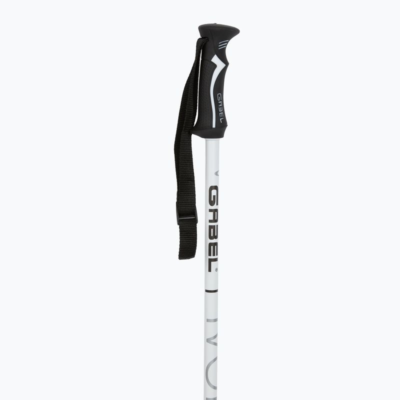Kije narciarskie GABEL Ivory white/silver 2