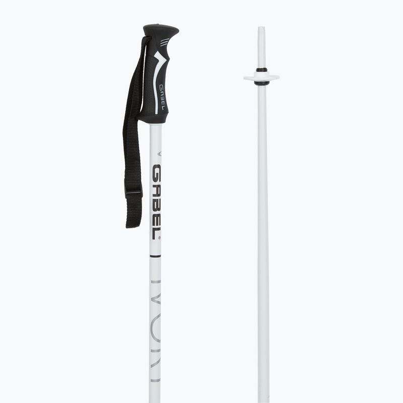Kije narciarskie GABEL Ivory white/silver 3