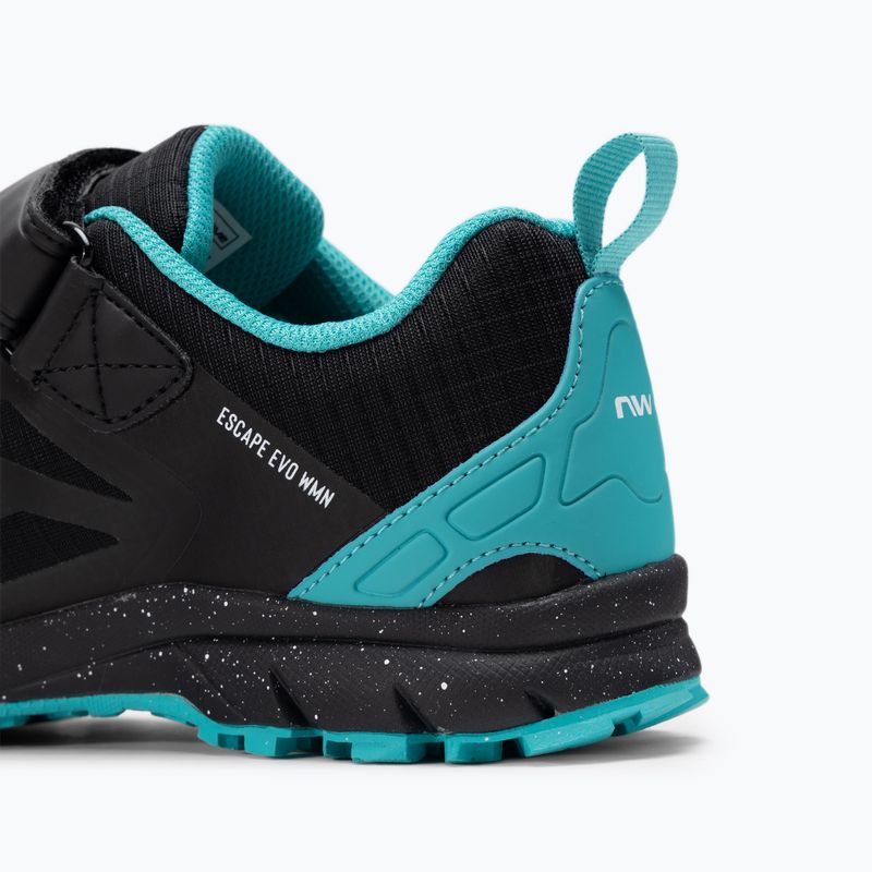 Buty rowerowe MTB damskie Northwave Escape Evo black/turquoise 8