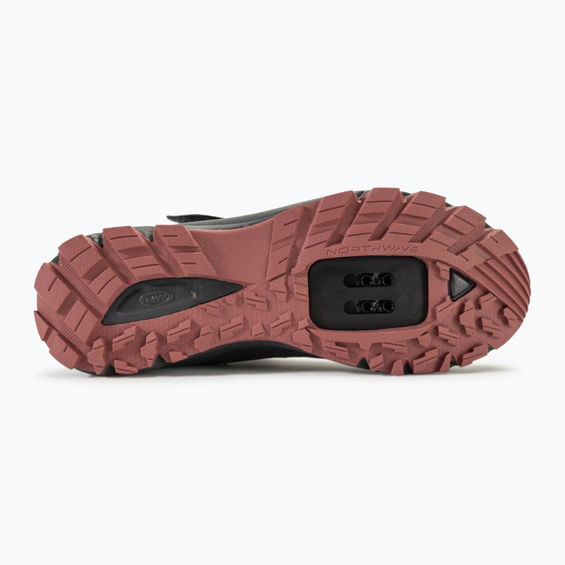 Buty rowerowe MTB damskie Northwave Corsair dark grey/pink 4