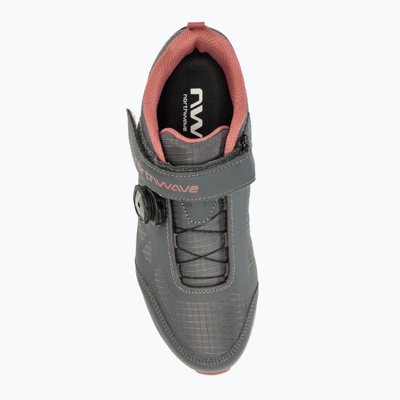 Buty rowerowe MTB damskie Northwave Corsair dark grey/pink 5