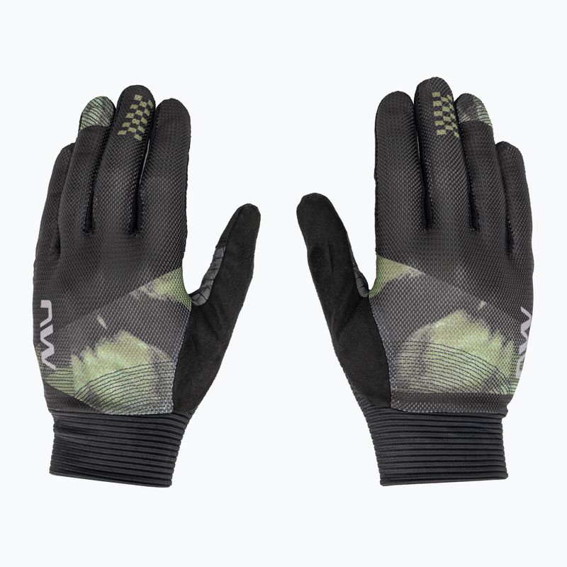 Rękawiczki rowerowe damskie Northwave Air Lf Full Finger forest green/black 3