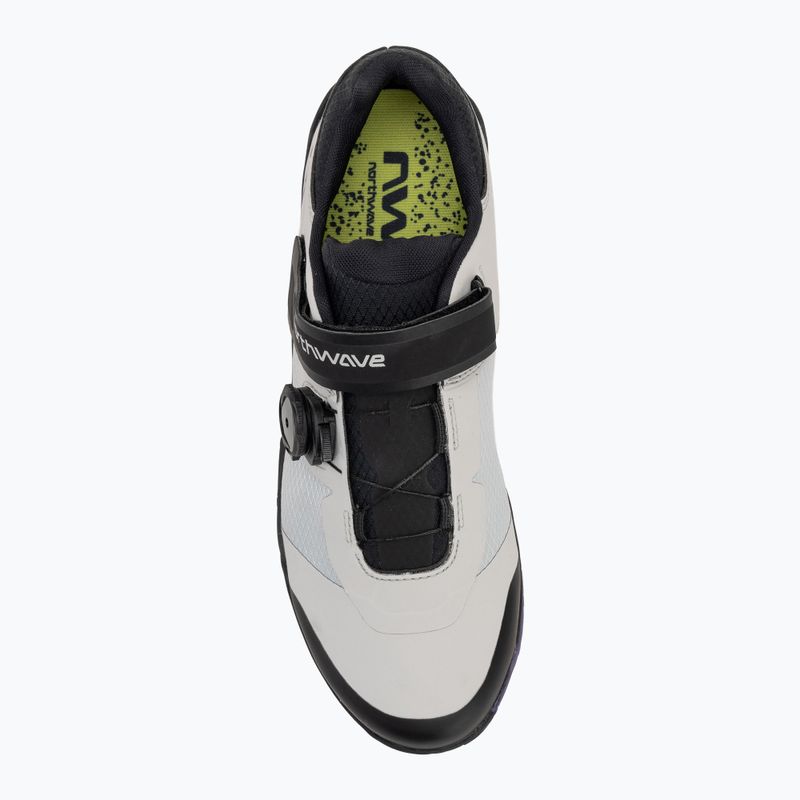 Buty rowerowe MTB męskie Northwave Overland Plus light grey/dark purple 5
