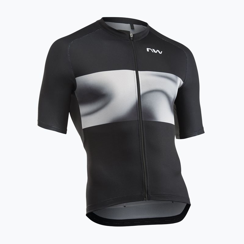 Koszulka rowerowa męska Northwave Force Evo black/light grey