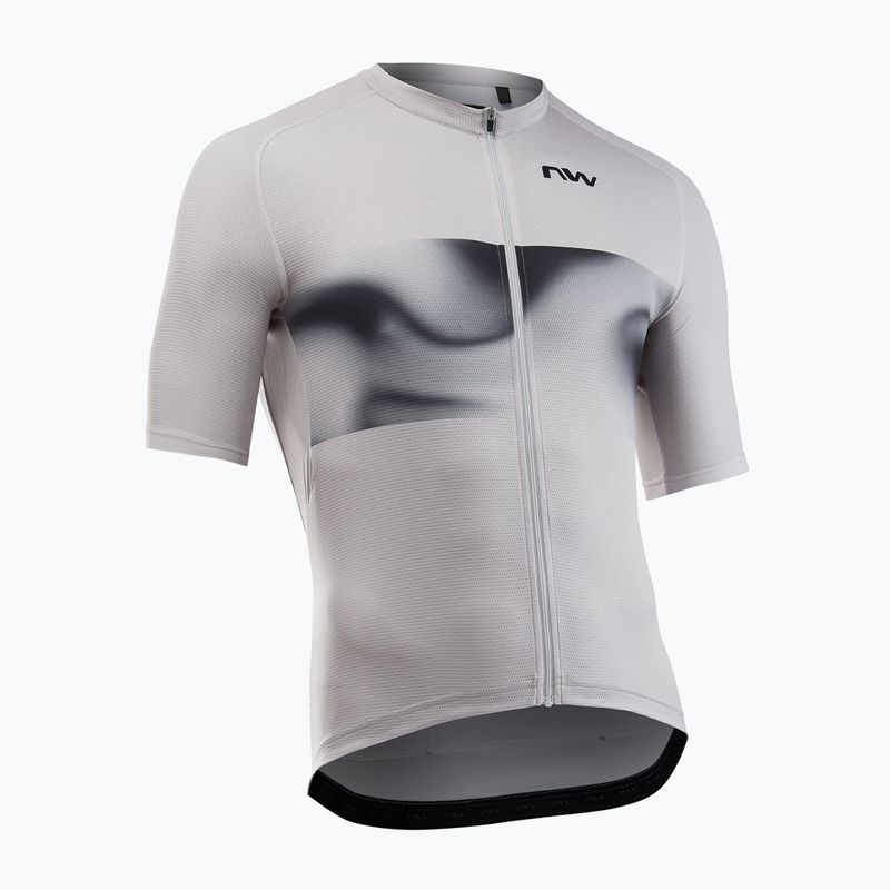 Koszulka rowerowa męska Northwave Force Evo light grey