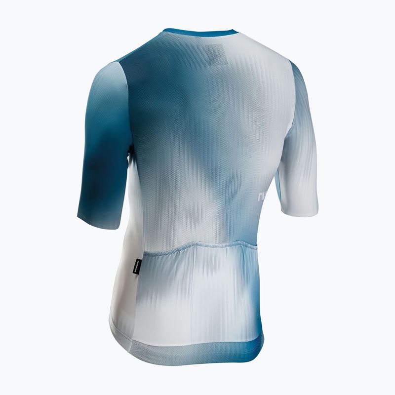 Koszulka rowerowa męska Northwave Blade white/blue 2