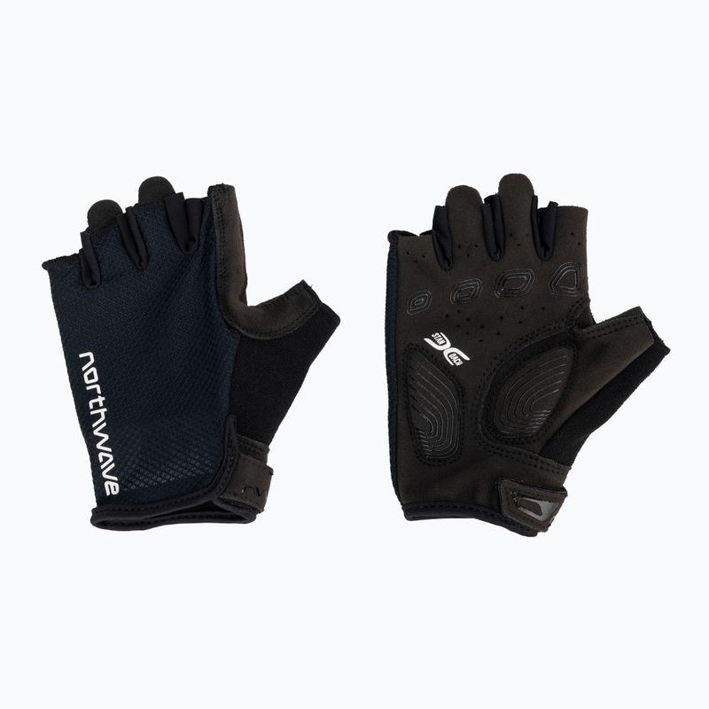 Rękawiczki rowerowe damskie Northwave Active Max Short Finger black