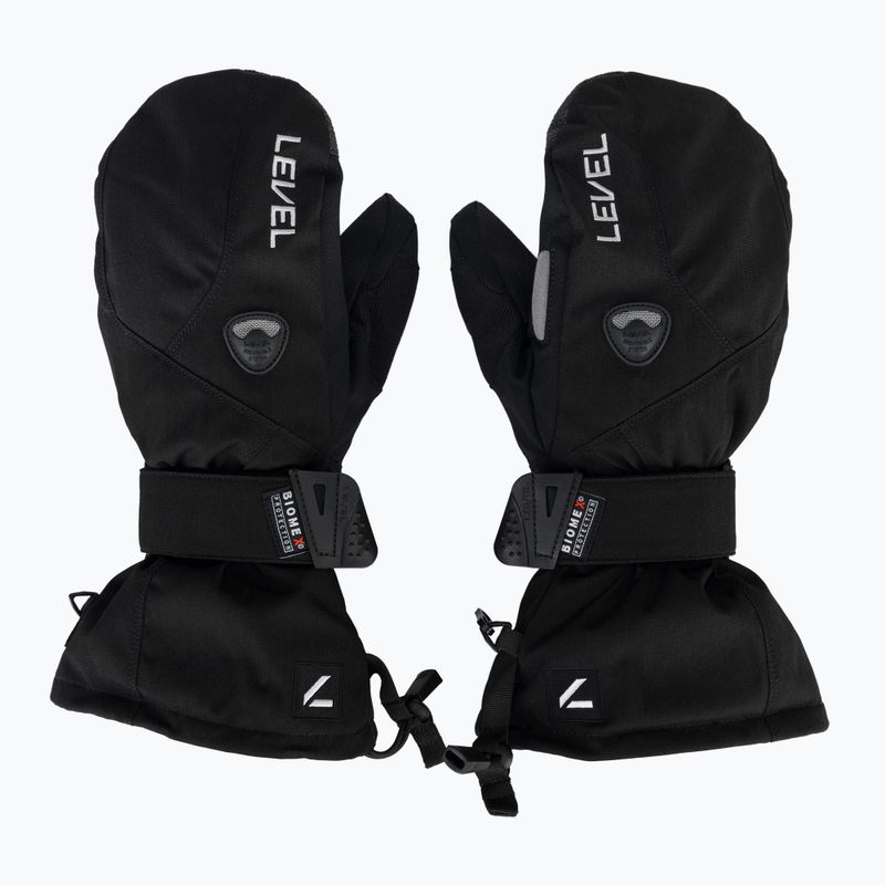 Rękawice snowboardowe męskie Level Fly Mitt black 2