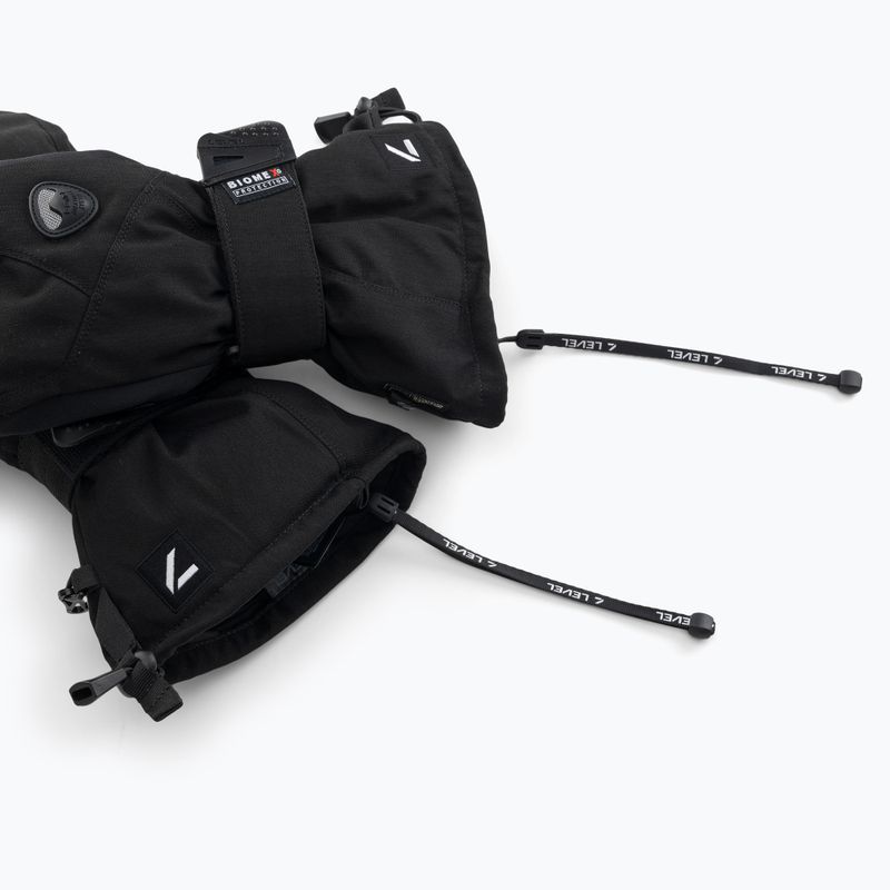 Rękawice snowboardowe męskie Level Fly Mitt black 9