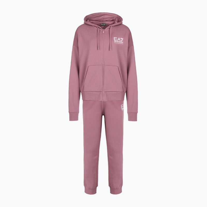 Dres damski EA7 Emporio Armani Train Visibility Zip dusky orchid