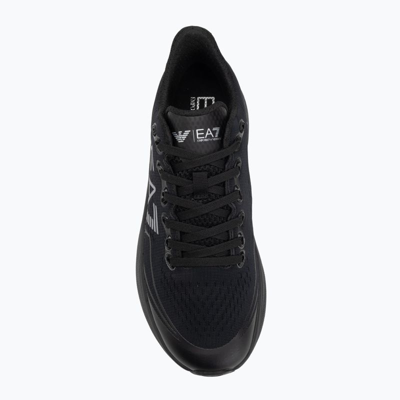 Buty EA7 Emporio Armani Wave Cracking full black/silver 5