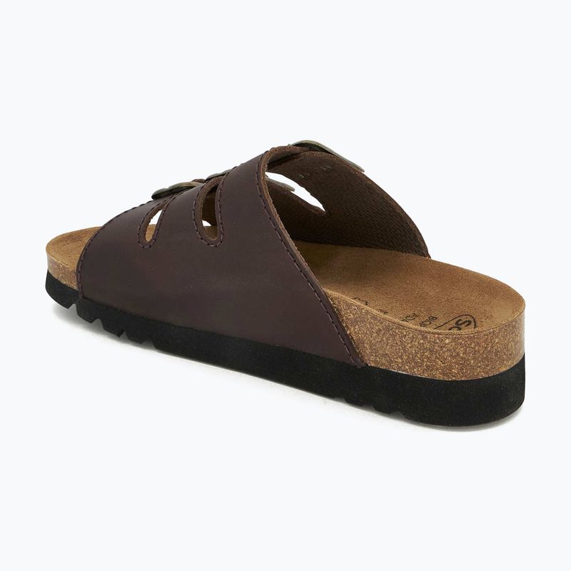 Klapki damskie Scholl Rio Wedge Ad Med dark brown 9