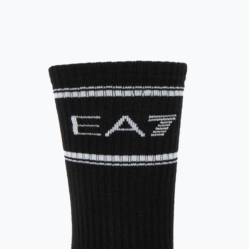 Skarpety EA7 Emporio Armani Train Socks Sponge 3 pary black/black/black 3
