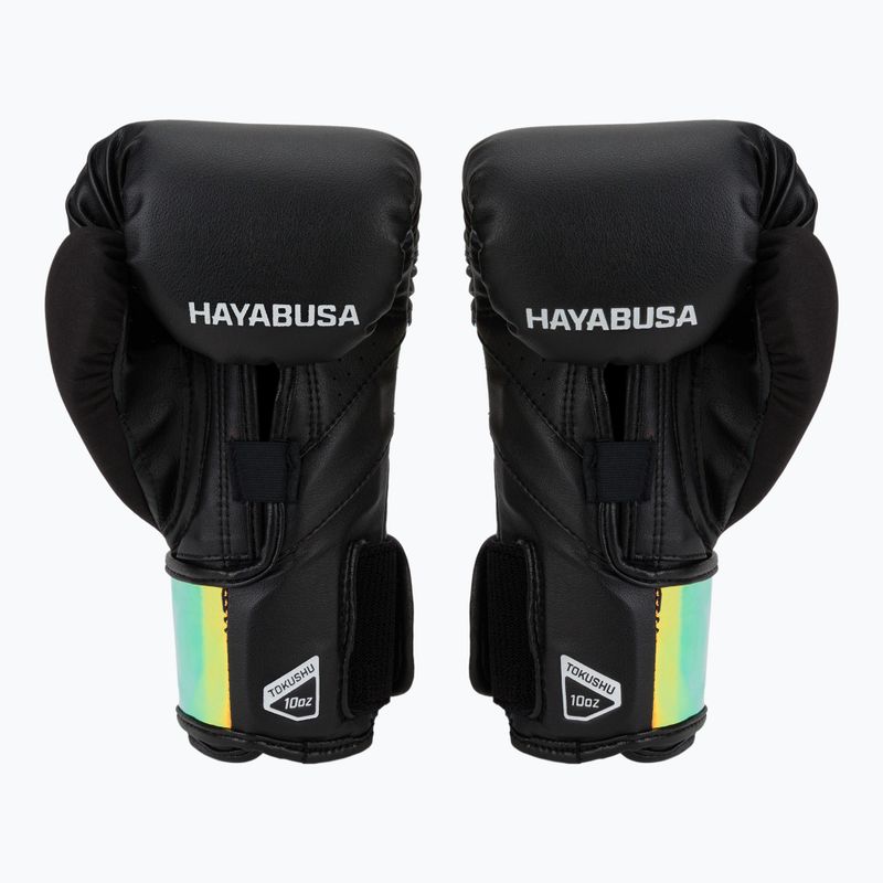 Rękawice bokserskie Hayabusa T3 black/iridescent 3